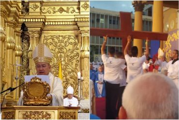 “Sin justicia no hay paz”: el mensaje del enviado del papa Francisco en la misa de la virgen de Chiquinquirá (+Fotos +video)