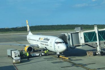 Despegó el primer vuelo de Turpial Airlines desde Venezuela con destino a Colombia, después de semanas de inconvenientes (+Video)