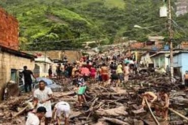 Aumenta a siete la cifra de fallecidos por deslave causado por las fuertes lluvias en Anzoátegui