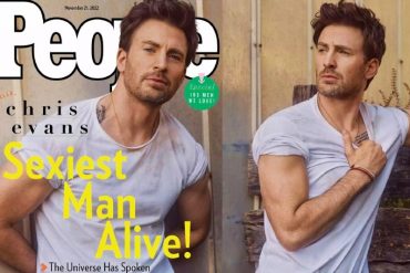 Chris Evans, el «Capitán América» de Marvel, fue escogido por People como el hombre más sexy de 2022