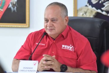 “Es el odio imperial”: Diosdado Cabello se molestó por la extensión de las “absurdas sanciones” a altos funcionarios del régimen de Maduro (+Video)