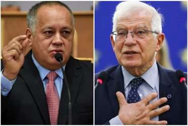 Diosdado Cabello se incomodó porque Josep Borrell pidió “forzar” la reanudación de la negociación en Venezuela: “¿Cuál presión política, gafo?”