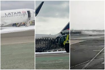 Camión de bomberos chocó con un avión de la aerolínea Latam en aeropuerto de Lima: dos oficiales fallecieron (+impactantes videos del momento)