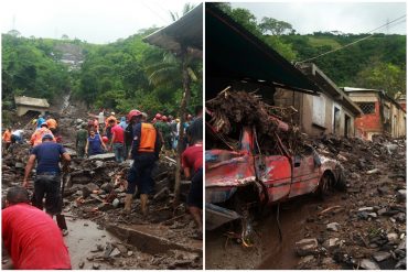 Cuatro fallecidos por las consecuencia de las lluvias en Anzoátegui: tres personas murieron debido a un deslave y un niño por un alud