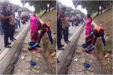 Delincuentes dispararon contra pasajero que viajaba en un autobús Plaza Venezuela-Los Teques y lo lanzaron a la autopista