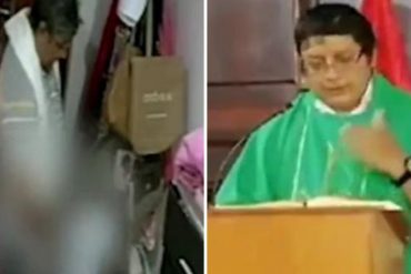 Sacerdote fue a “bendecir” un hogar y fue captado realizando “actos obscenos” con lencería de la dueña (+Video)