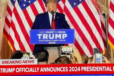 «No es solo una campaña, es una causa para salvar a EEUU»: Trump anunció su candidatura para comicios de 2024