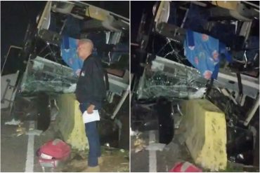 Accidente de tránsito dejó dos fallecidos y varios heridos en Portuguesa (+Fotos)