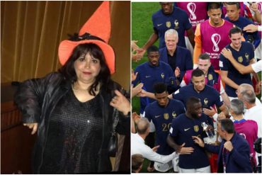 “Bruja” argentina dice que los jugadores de Francia estaban protegidos por “amarres y magia negra sexual”