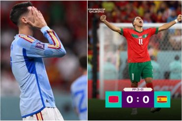 Marruecos derrota a España en penaltis y pasa a cuartos de final en el Mundial de Qatar 2022 (+Fotos)