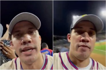 Guaidó fue al Universitario a un juego entre Tiburones y Magallanes: “Luchamos para que las próximas temporadas sean en libertad” (+Video)