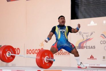 El medallista olímpico venezolano Keydomar Vallenilla también obtuvo el campeonato mundial de pesas