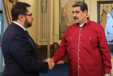 “Vamos a diálogo serio, transparente y sin improvisación”: Ecarri fue a Miraflores a estrechar la mano a Maduro (+Video)