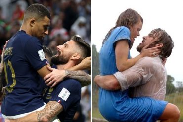 El momento entre Mbappe y Giroud que compararon con una escena de “The Notebook”