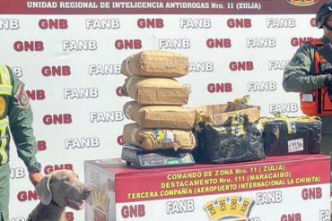 Incautaron más de 25 kilos de cocaína en el aeropuerto “La Chinita” del estado Zulia (+Fotos)