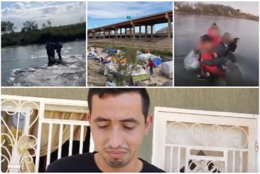 Los 6 videos y testimonios de venezolanos que arriesgaron la vida en el Río Bravo para lograr el llamado “sueño americano”