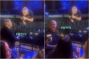 Tarek William Saab se gozó el concierto de Eros Ramazzotti en el Poliedro de Caracas: estaba con varias mujeres en una de las zonas exclusivas (+Video)