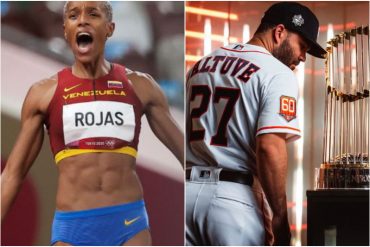 Yulimar Rojas y José Altuve fueron electos como los Atletas del Año 2022 por el Círculo de Periodistas Deportivos de Venezuela