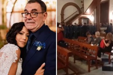 Laureano Márquez se casó con la coach de fitness Jessica Naranjo: el padrino fue Emilio Lovera (+Fotos + Videos)