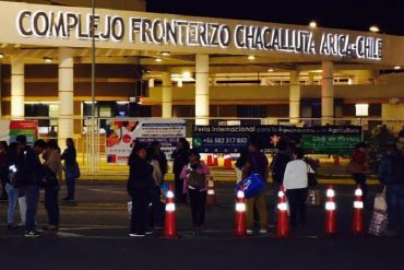 Detenidos migrantes venezolanos que intentaron ingresar a Chile por la frontera