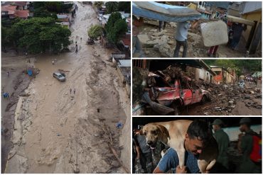 Las asombrosas imágenes por los deslaves y las inundaciones en Las Tejerías, El Castaño y otras zonas de Venezuela afectadas por las lluvias este año (+Fotos y videos)