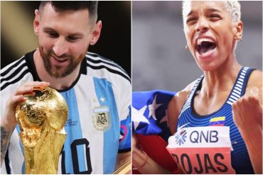 Prensa especializada escogió a Lionel Messi y a Yulimar Rojas como los mejores deportistas americanos de 2022