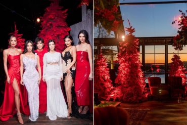 La familia Kardashian celebró la Navidad por todo lo alto con una fiesta extremadamente lujosa (+Fotos +Video)