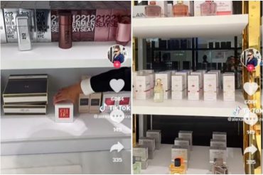 Carolina Herrera, Jean Paul Gaultier, Calvin Klein y otros: estos son los precios de los perfumes en la lujosa galería Avanti de Las Mercedes (+Video)