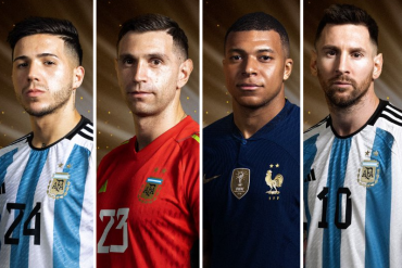 Balón de Oro para Messi y Bota de Oro para Mbappé: los premios del Mundial de Qatar 2022 (+Fotos)