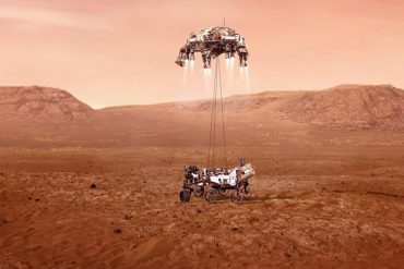 Robot Perseverance de la NASA captó cómo suena un torbellino de polvo rojo en Marte (+Audio)