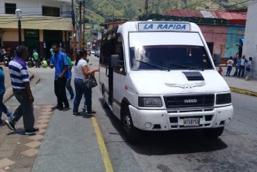 Paralizan transporte en Boconó en solidaridad con transporte que fue detenido por arrollar a un perro: afirman que fue un accidente