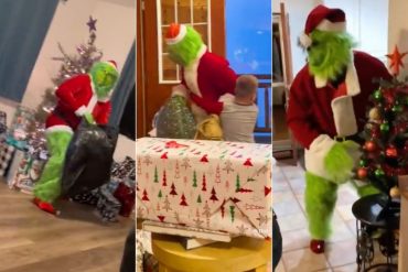 Tendencia navideña: Los mejores videos de los Grinchs que se «robaron» la Navidad este 2022