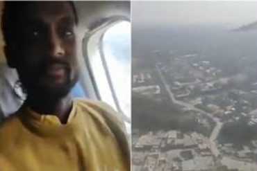 Secuencia demoledora: Un pasajero del avión que se estrelló en Nepal transmitió en FB el momento en el que la aeronave se precipitaba tierra (+Video)