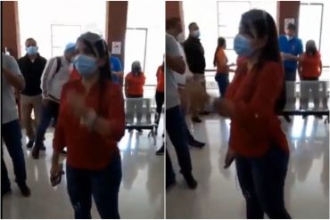 “Los boto y los pongo preso, porque tengo la moral”: directora de un hospital de Maracaibo amenazó al personal que protesta y después cambió el discurso (+Video)