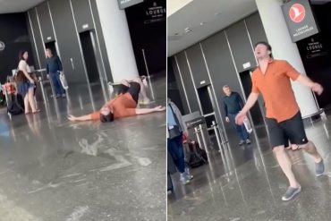 Hombre rompió en llanto luego de que una aerolínea extraviara a sus cuatro perros (+Video)