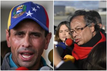 Capriles dice que no satanizará a Petro por su ideología y opina que la política de “confrontación” de Duque “no le hizo nada a Maduro”