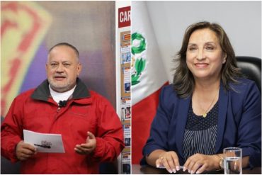 Diosdado Cabello llamó “dictadora y asesina” a la presidenta Dina Boluarte y aseguró que Pedro Castillo “traicionó” a los peruanos (+Video)