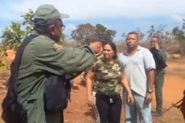 Militares apuntaron a ciudadanos que se negaron a pagar “vacuna” en trochas ante el cierre de vía por protesta de trabajadores de Sidor (+Video)