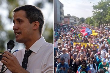 Guaidó sobre protestas de este #23Ene: “Ni Maduro ni los 4 dirigentes que se acostumbraron a vivir con él, podrán detener el futuro”