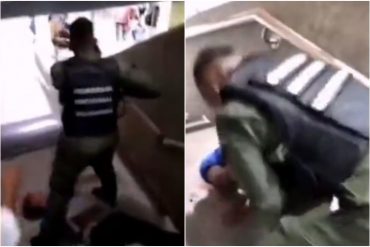 Hombre detenido por la GNB se cayó por las escaleras del Metro de Caracas y quedó gravemente herido (+Video sensible)