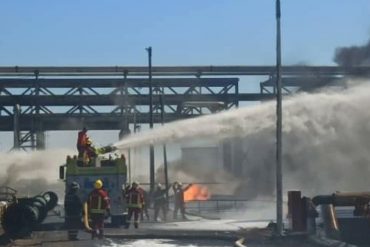 Se registró un fuerte incendio en la Refinería Cardón: sería el segundo en lo que va de año (+Video)