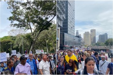 Así la marcha de trabajadores y maestros en demanda por salarios dignos partió de la UCV hacia el centro de Caracas este #23Ene (+Fotos)