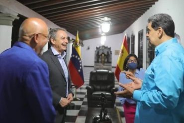 Zapatero se reunió con Maduro y los hermanos Rodríguez este #19Ene en el Palacio de Miraflores (+Video)