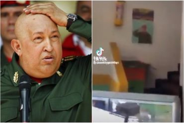 «Váyanse a Venezuela a pasar trabajo»: la acalorada discusión que generó un cuadro de Chávez en una panadería de Colombia (+Video)