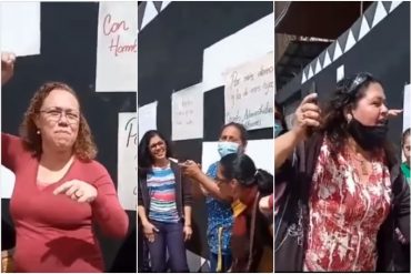 “La marina tiene un barco, la aviación tiene un avión…el gobierno tiene plata y los maestros, pelazón”: La consigna viral de estas docentes venezolanas (+Video)