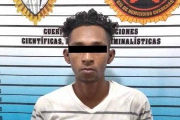 Capturaron a un hombre de 27 en Guatire por asesinar a otro por una deuda de $ 20