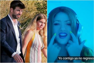 Shakira le lanzó a Gerard Piqué y a Clara Chía en su colaboración con Bizarrap: “Te quedé grande y por eso estás con una igualita que tú” (+Video)