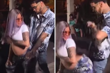 Sin temor al éxito: Yailin le “perreó” a Anuel mostrando su gran barriga por el embarazo (+Video)