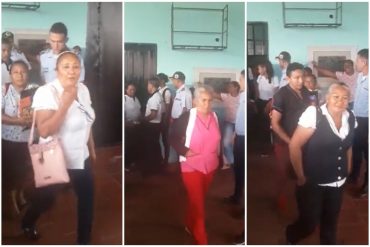 Docentes y representantes zapatearon a bachilleres y militantes chavistas que pretendían dar clases en escuela de Mérida: “¡Se van, se van, se van!” (+Video)