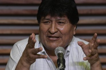 Evo Morales dijo que Maduro es una “víctima de la conspiración” de Estados Unidos solo porque los argentinos no querían su presencia